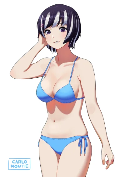 Czokolad - #randomanimeshit #monogatari #bakemonogatari #tsubasahanekawa #swimsuit