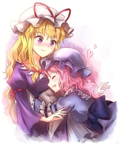 BlueFeather - #yuri #touhou #yuyukosaigyouji #yukariyakumo #randomanimeshit