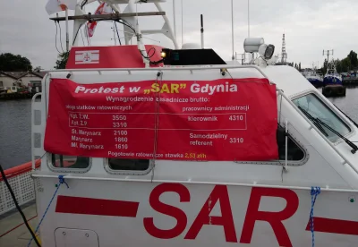 tombeczka - Trwa protest polskiej służby ratownictwa morskiego SAR (Search And Rescue...
