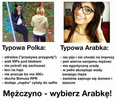 yazutob - @Mescuda: Typowa polka śmierdzi chlewem obranym gównem a arabka? arabka pię...