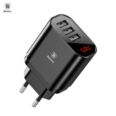 polu7 - Baseus Mirror Lake 3 USB Ports Charger 3.4A
Cena: 2.99$ (11.23zł) | Najniższ...