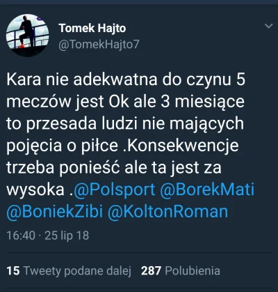 b0b3r - Złoto w komentarzach
https://twitter.com/TomekHajto7/status/10221293672736276...