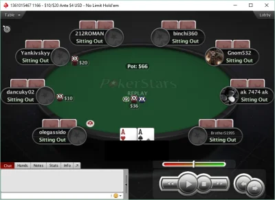 DyrektorWykopu - Bardzo śmieszne #pokerstars 
#poker