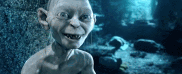 rbk17 - #gif #foreveralone #gollum dzień dobry mireczki, no to coś na poprawę humoru.