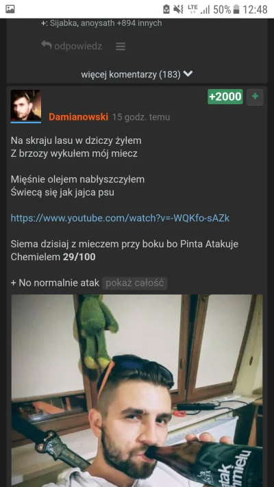 zlote-golabki-winiego - @Damianowski: 
A z takich moich życiowych sukcesów ( ͡° ͜ʖ ͡...