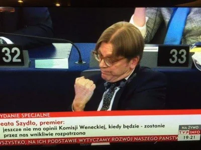 Baerok - Podczas debaty, Guy Verhofstadt próbował uderzyć się w twarz. #debata #polsk...