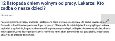 lakukaracza_ - Poprawka o cofnięciu wolnego dla służby zdrowia przyjęta... no więc je...