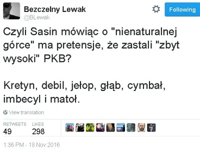 tomyclik - @k1fl0w: 

 ma ktoś ten Tweet 

To nie ten ale też dobry. Taki od serca...