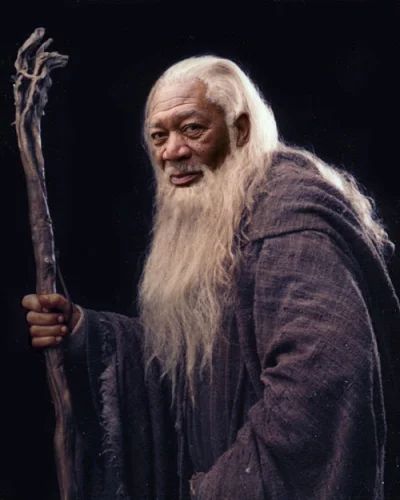Trolljegeren - Gandalf: A black wizard is never late, Frodo Baggins. Nor is he early....