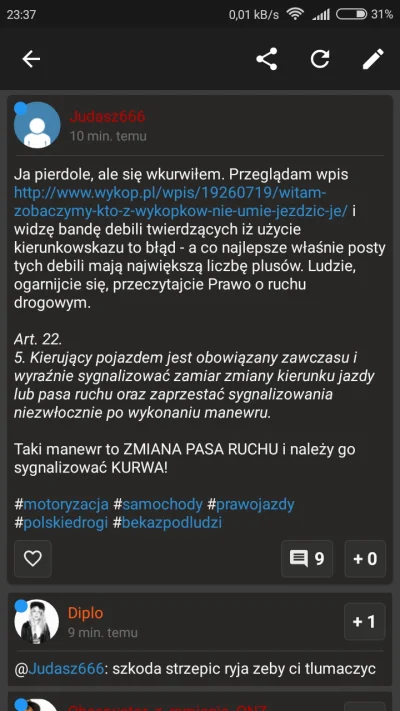 Tumurochir - Wam #!$%@? kury szczać prowadzić a nie samochodami jeździć.
To jest po p...