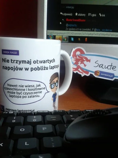 S.....e - @wojtouchy: Ja też, ja też!

 Dziękuję, @naprawalaptopow za super kubek i...