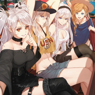 SirAves - #randomanimeshit #anime #azurlane #prinzeugen #enterprise #belfast #hood