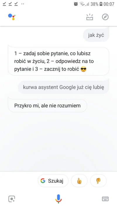 olgucha - Strasznie się zajarałam asystentem google i szybko zderzyłam się ze ścianą ...