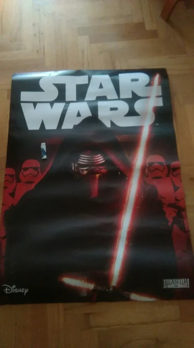 lithiel - .Rozdajo! 
Duży plakacior Star Wars. Leży i mi się kurzy w pokoju, a w sumi...