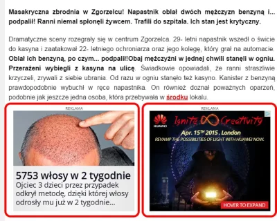 w.....2 - Reklamy kapitalnie dobrane do treści - płomień w żołądku oraz odrastające w...