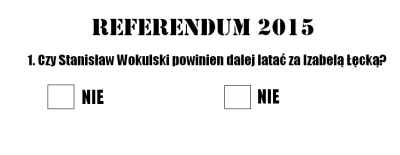 StanislawWokulski - Co tam zaznaczyliście na #referendum? ( ͡° ͜ʖ ͡°)
Pozdrawiam,
S...