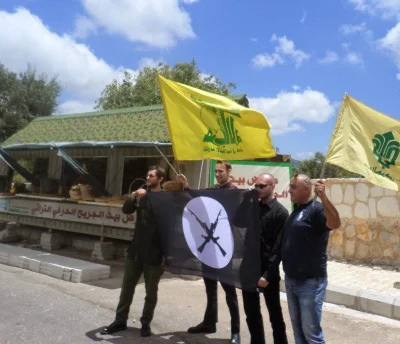 Keitel - Bekier wraz z kolegami z Hezbollahu