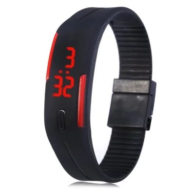 Prozdrowotny - test zdjec
od 17:00:00 
LED Watch Date Red Digital Rectangle Dial Ru...