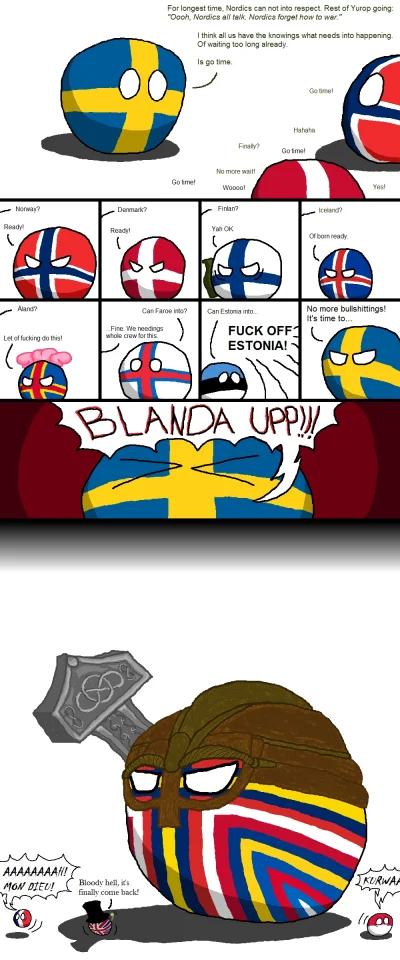 Fevx - Jeden z moich ulubionych z serii Polandball/Countryball
#polandball #skandyna...