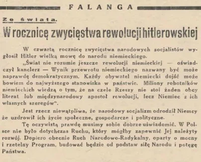 Haqim - "Falanga" nr 5, 10 luty 1937
Już była w Polsce grupa narodowościowa która uw...
