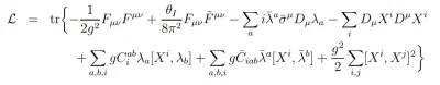 Clermont - #latexboners #fizyka #ligamozgow #nauka
Lagranżjan N=4-supersymetrycznej ...