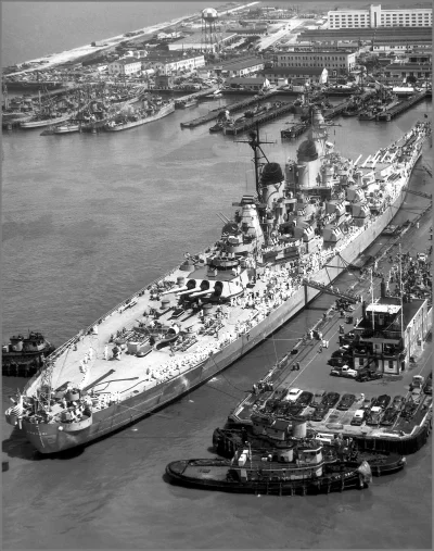 Bednar - Pancernik USS Missouri, Norfolk 1951 r.

#militaria #okrety #kalkazreddita