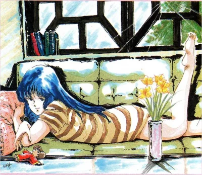 80sLove - Lynn Minmay z anime Super Dimension Fortress Macross - 80s art by Haruhiko ...
