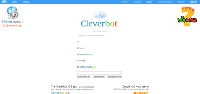 oniee - Nawet komputer to wie:(

#cleverbot #przegryw #humorobrazkowy
