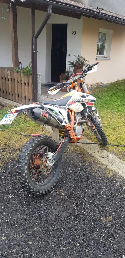 jaceks653 - Zimowa przejażdżka, jednak #ktm #enduro #cross #motocykle