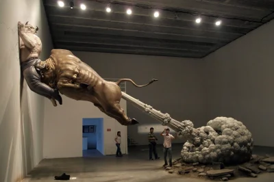 fr0st - #wtf #sztuka #sztukanowoczesna #pewniebylo 



Bull Fart Sculpture by Chen We...