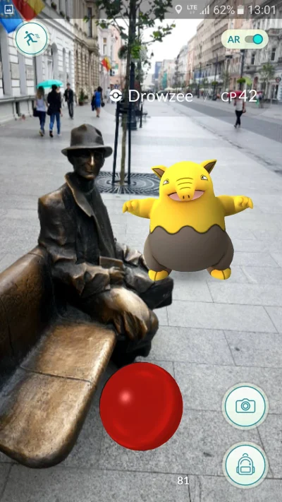 hannazdanowska - Nie do końca rozumiem, ale fajna zabawa :) #lodz #pokemongo