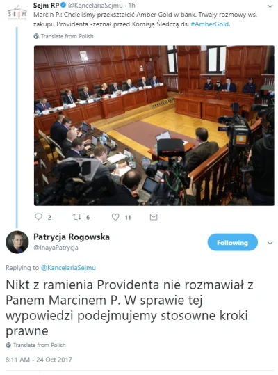 ProvidentPolska - Członek zarządu naszej firmy oświadczył, że nikt z ramienia Provide...