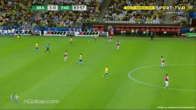 pro666full - Genialny rajd Neymara zakoñczony golem w meczu z Paragwajem. 

#golgif...