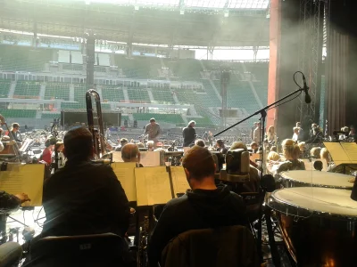 Bonetti - Zdjęcie #bocelli z próby na stadionie we #wroclaw