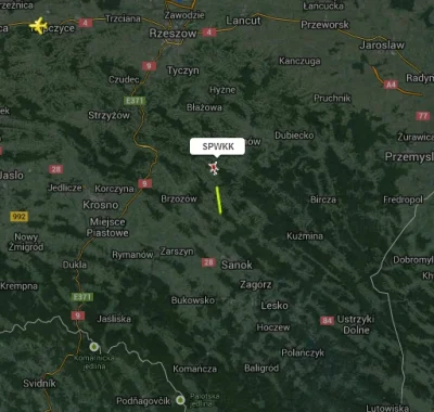 x.....y - pierwszy raz widzę helikopter na #flightradar24