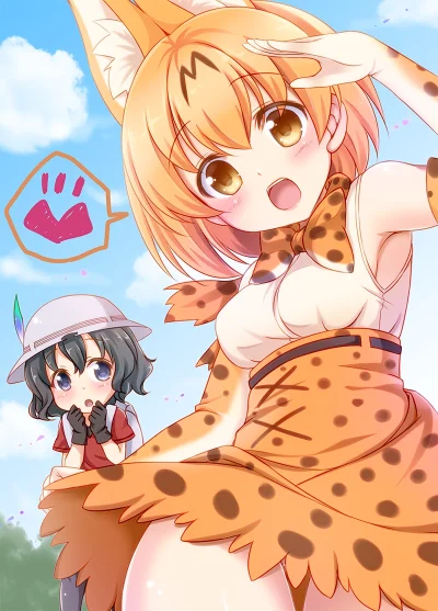 kedzior1916 - #randomanimeshit #kemonofriends #kaban #serval #kemonomimi