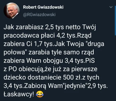 S.....x - A to 500zl i tak jeszcze pomniejszone o VAT ( ͡º ͜ʖ͡º)
#gwiazdowski #polity...