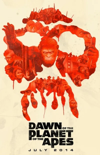 k.....3 - Dawn of the Planet of the Apes (2014) - reż. Matt Reeves, wyk. Andy Serkis,...