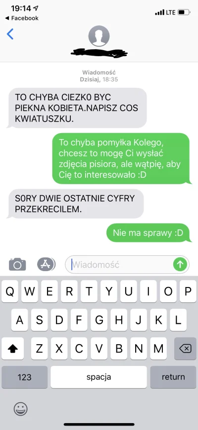 MZ23 - Patrzcie jaki fajny ziomek do mnie napisał wczoraj ( ͡° ͜ʖ ͡°)ﾉ⌐■-■
#dziendobr...