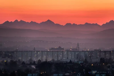 a.....1 - Widok na góry z Krakowa na dzień dobry :)
#polska #krakow #tatry #gory #fo...