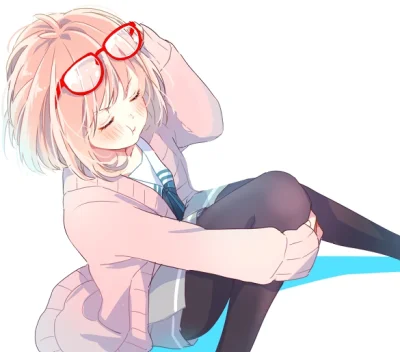 n.....S - #randomanimeshit #kyoukainokanata #miraikuriyama #meganekko #