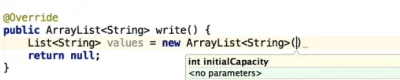 borrow - #javapomoc #java
to jest poprawnie? Czemu nie dał ArrayList values = new Ar...