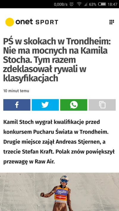 grembi - Dobrze że Kamil skakał w klasyfikacjach ( ͡º ͜ʖ͡º)
#skoki