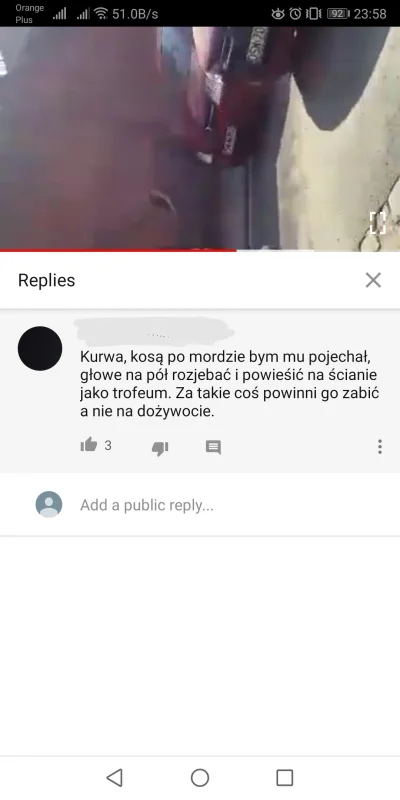 czaja94 - Wspaniała logika. Komentarz pod filmem, na którym słychać jak w więzieniu w...