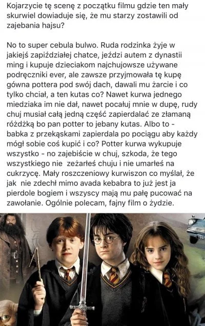 reyrey - Dobre serce naszego wybrańca ( ͡° ʖ̯ ͡°)
#harrypotter