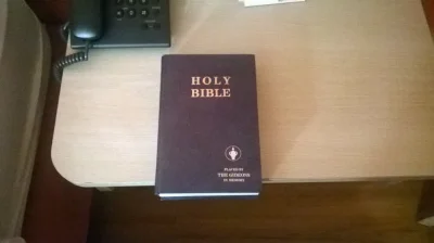 Taco_Polaco - No i obowiazkowo w wiekszosci hoteli w USA biblia na wyposazeniu.