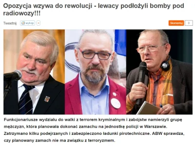 rzep - > Brakuje jeszcze słów o próbach destabilizacji władzy i że to bojówki żydomas...