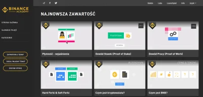 BeCometA - Inicjatywa #Binance Academy (czyt. strona) od dzisiaj dostępna jest w języ...