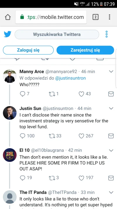 Instynkt - @ITgeek: ten koleś jest niesamowity we wciskaniu kitu, ile to już miało by...