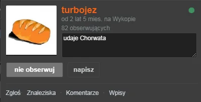 c.....o - @turbojez: Będę obserwował kiedy ci się znudzi ( ͡° ͜ʖ ͡°)